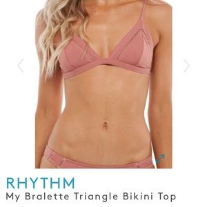 Rhythm Bikini Top in Dawn XL NWT